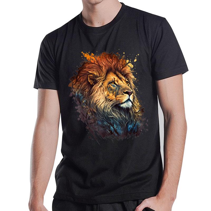 Funny Fierce Lion Animal Show Off Your Wild Side. T-Shirt