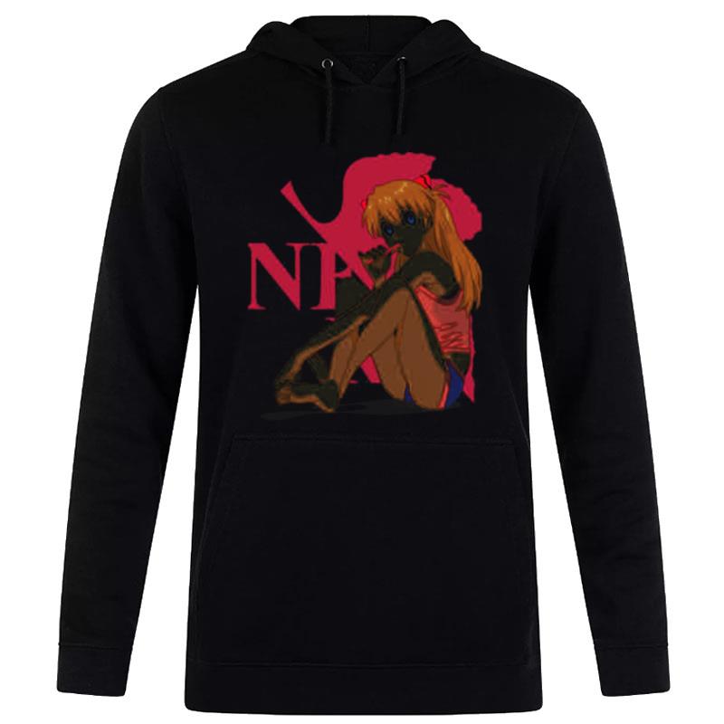 Casual Asuka Paleta Neon Genesis Evangelion' Hoodie