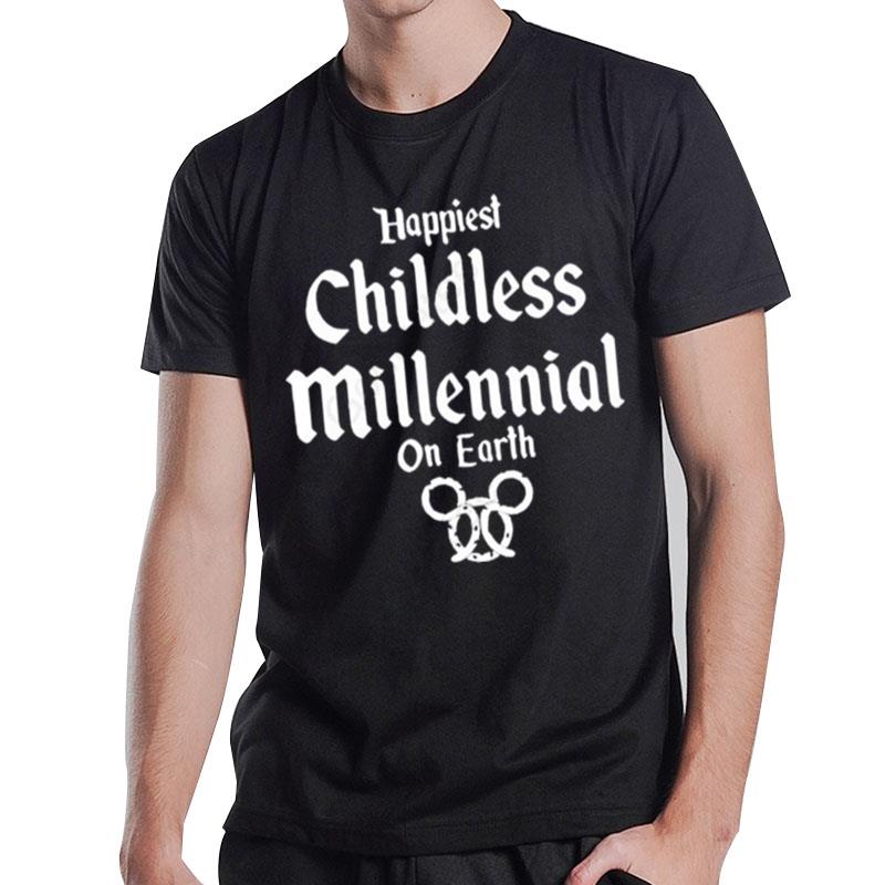 Casuallygreg Happiest Childless Millennial On Earth T-Shirt