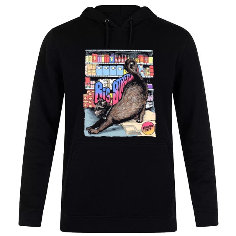 Cat Big Stretch Tee Hoodie