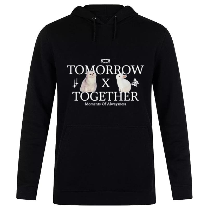 Cat Bunny Tomorrow X Together Moments Of Alwaysness Hoodie