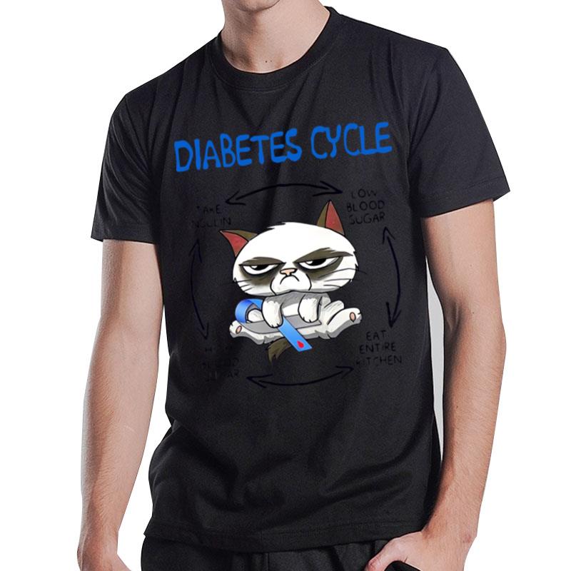 Cat Diabetes Cycle T-Shirt