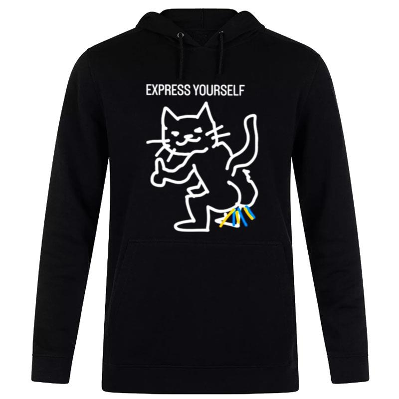 Cat Express Yourself Hoodie