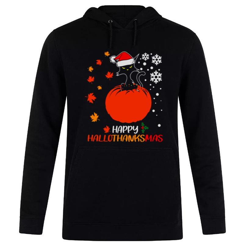 Cat Halloween'thanksgiving Christmas Holidays Hoodie