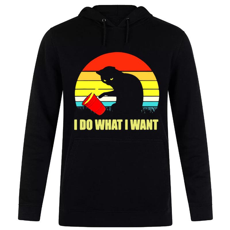 Cat I Do What I Want Sunse Hoodie