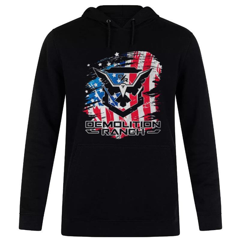 Demolition Merica American Flag Hoodie