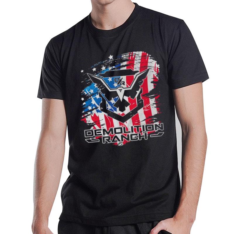 Demolition Merica American Flag T-Shirt