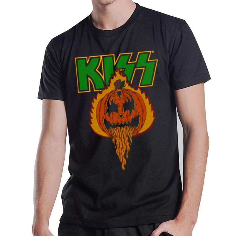 Demon In'the Pumpkin Patch Kiss Band Halloween' T-Shirt