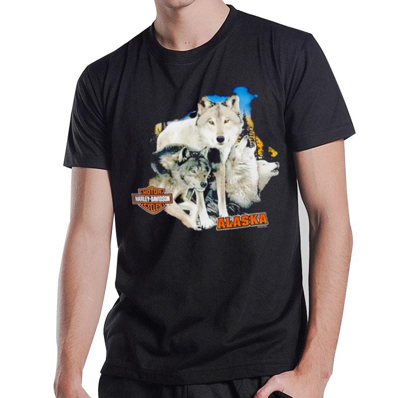 Denali Harley Davidson Wolf Pack T-Shirt