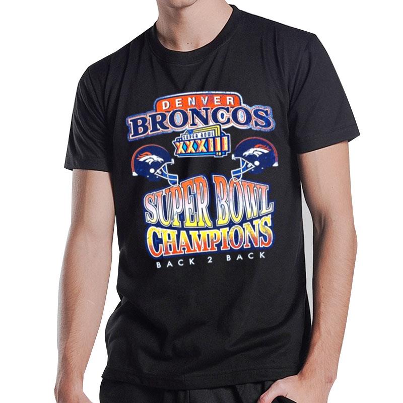 Denver Broncos Mitchell & Ness Nfl Throwback Champs T-Shirt