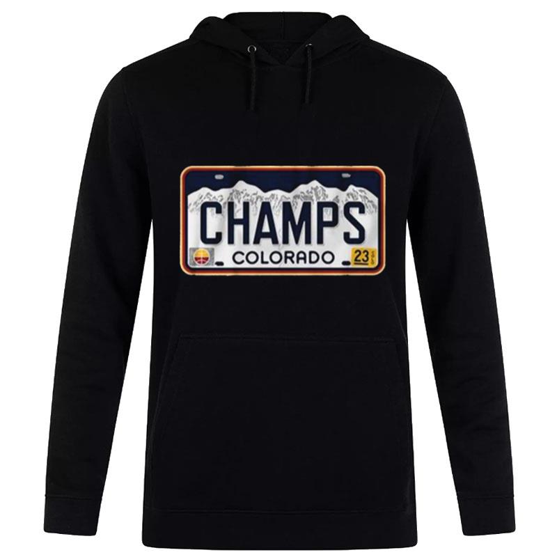 Denver Champs License Plate Hoodie