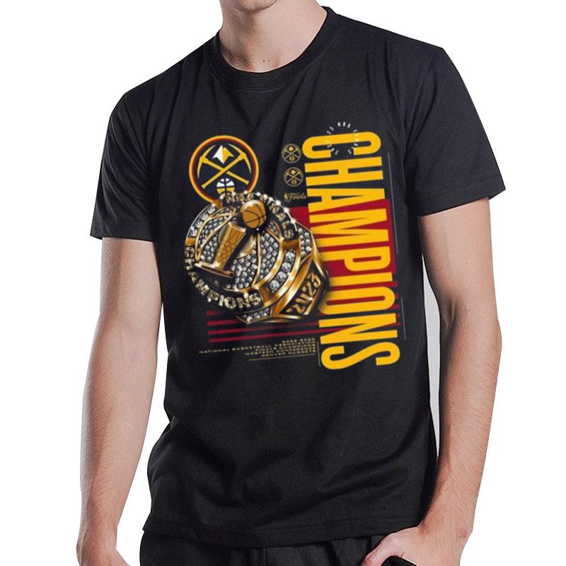 Denver Nuggets 2023 Nba Finals Champions Slam Bling Ring T-Shirt