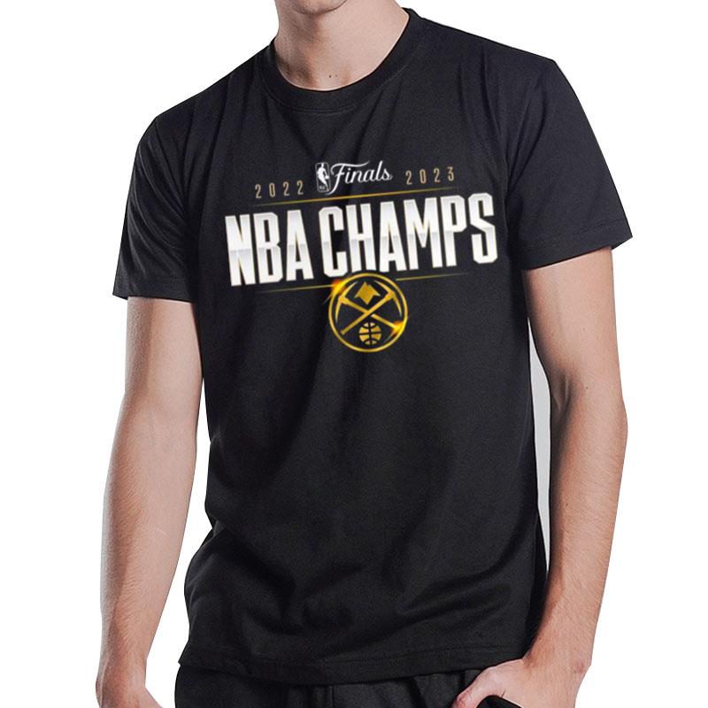 Denver Nuggets 2023 Nba Finals Champions Triple Threat Roster Sign'ture T-Shirt