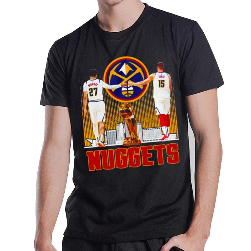 Denver Nuggets Jamal Murray And Nikola Jokic Sign'tures T-Shirt