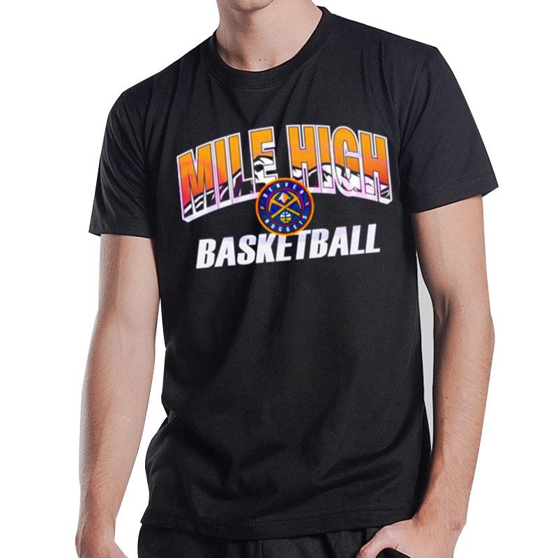 Denver Nuggets Mile High Nba 2023 Bes T-Shirt