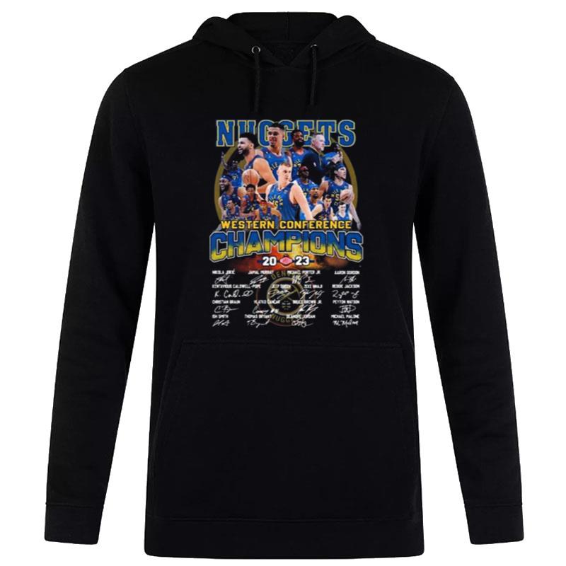 Denver Nuggets Nba Western Conference Champions 2023 Sign'tures Hoodie