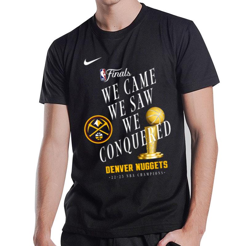 Denver Nuggets Nike 2023 Nba Finals Champions Celebration'trophy T-Shirt