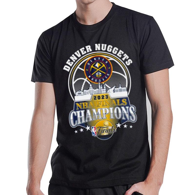 Denver Nuggets Skyline 2023 Nba Finals Champions T-Shirt