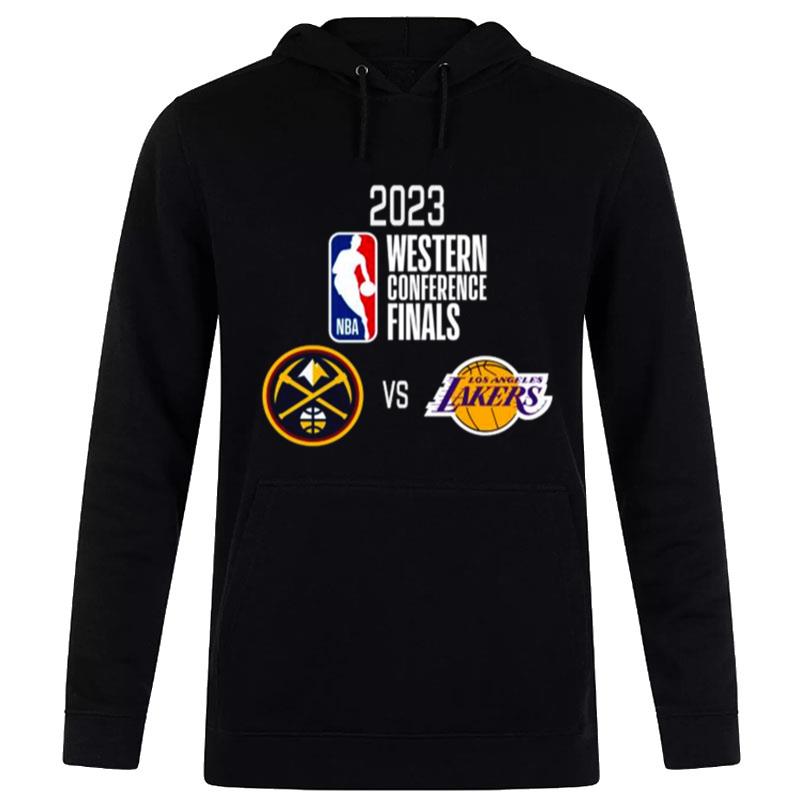 Denver Nuggets Vs. Los Angeles Lakers 2023 Nba Playoffs Western Conference Finals Matchup Hoodie