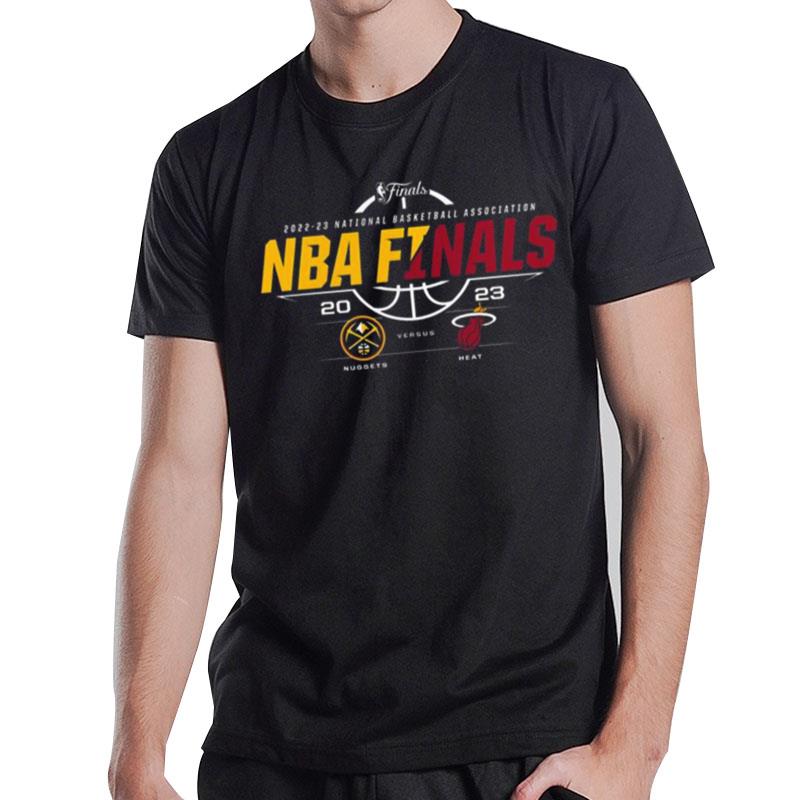 Denver Nuggets Vs. MI'mi Heat 2023 Nba Finals Matchup T-Shirt