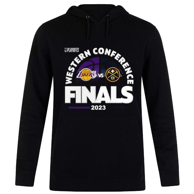 Denver Nuggets Vs Los Angeles Lakers 2023 Western Finals Match Up Nba Playoff Hoodie