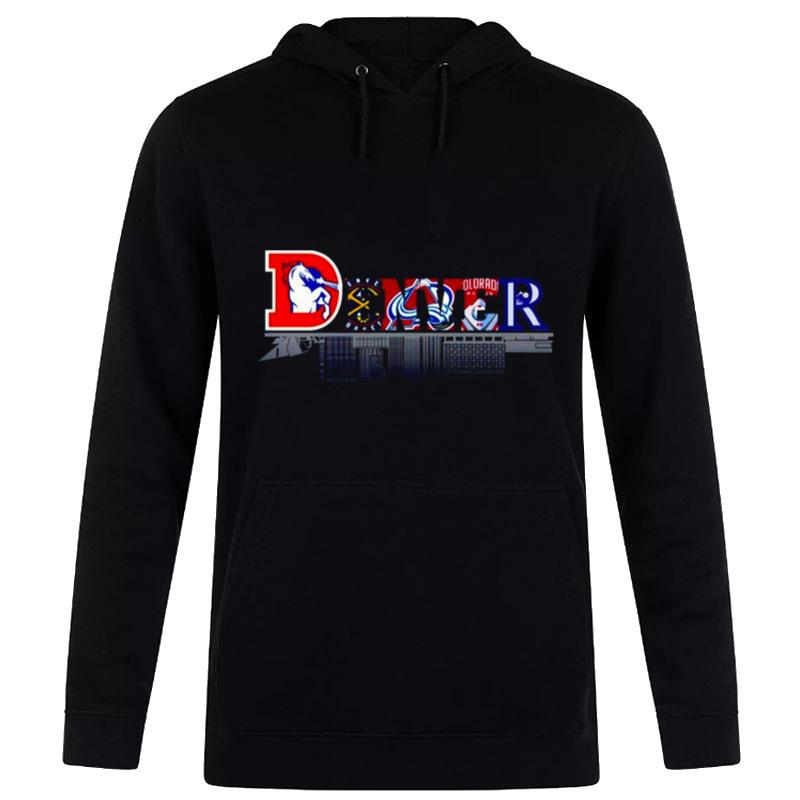 Denver Sport Teams City Skyline Hoodie