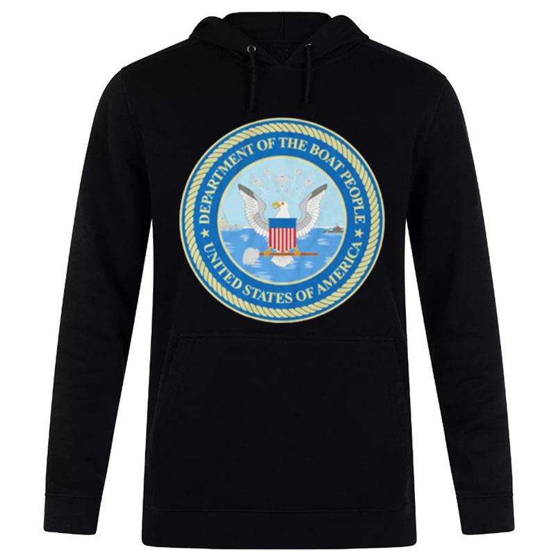 Department Of The Boat People Un'ted States Of America Hoodie