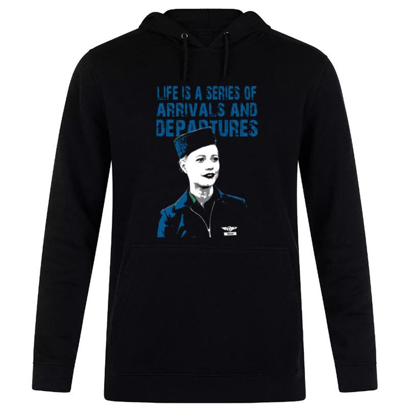 Departures Flight Attendan' Hoodie