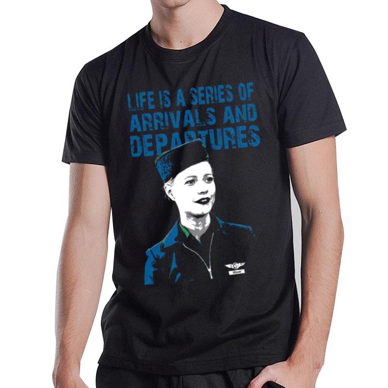 Departures Flight Attendan' T-Shirt