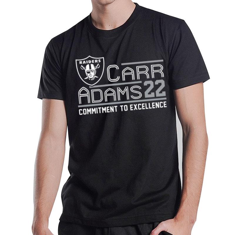 Derek Carr Las Vegas Raiders 2022 CommI'ment To Excellence T-Shirt