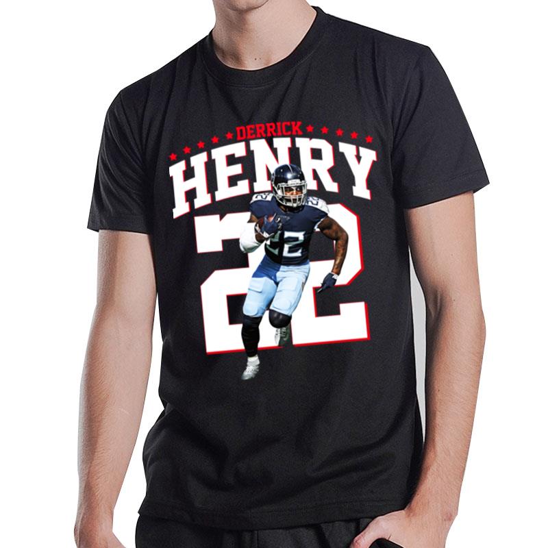 Derrick Henry 22 Tennessee Titans Football T-Shirt