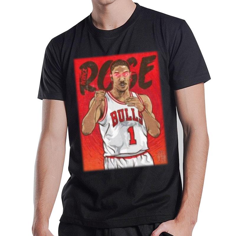 Derrick Rose Derrick Rose Basketball Nba Rose Sports Bulls Chicago Bulls Derrick D Rose Drose Mvp Chicago T-Shirt