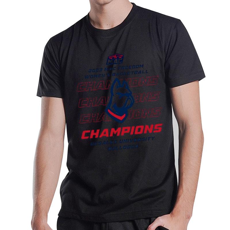 Desales University Bulldogs 2023 Mac Commonwealth Women's Basketball Champions T-Shirt