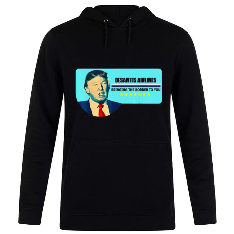 Desantis Airlines Political Meme Trump 2024 Hoodie