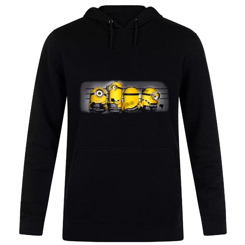 Despicable Me Minions Group Mug Shot Graphic Hoodie