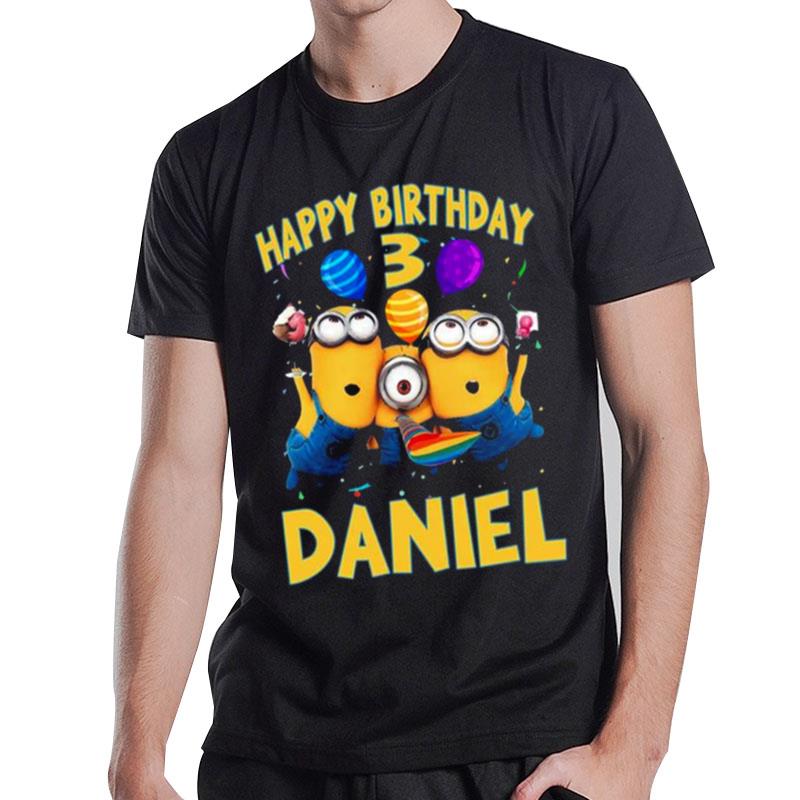 Despicable Me Minions Happy Birthday T-Shirt