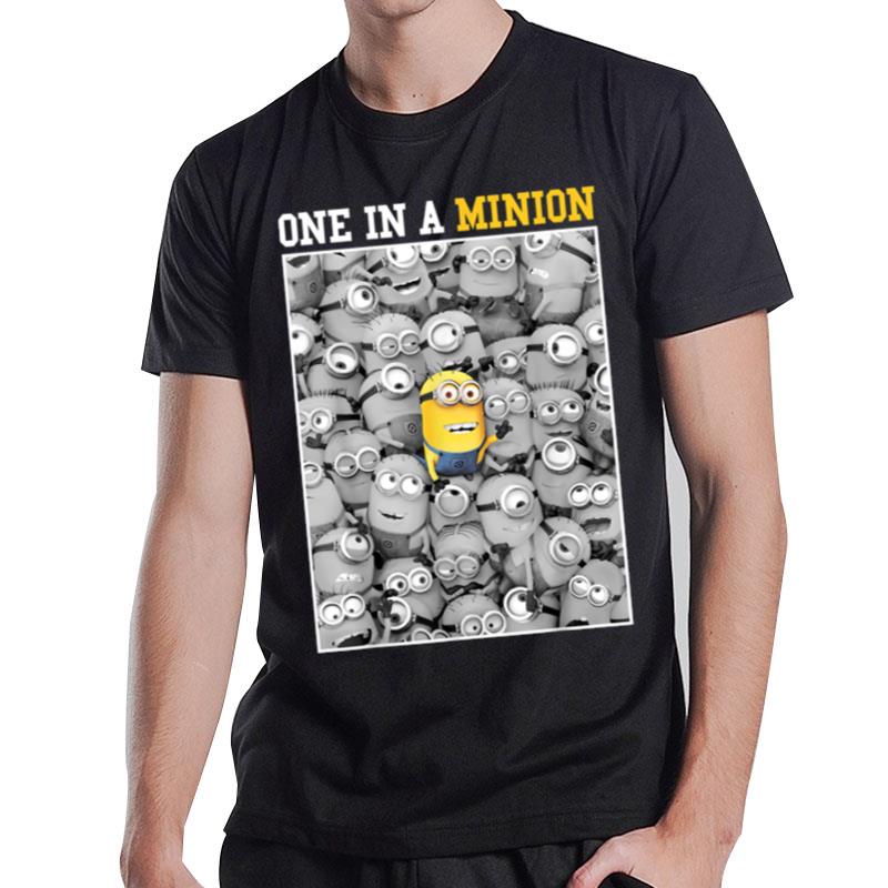 Despicable Me Minions One In A Minion Color Pop Portrait T-Shirt