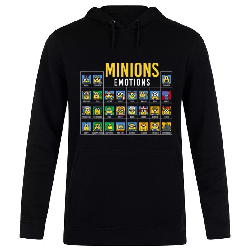 Despicable Me Minions Periodic Table Of Minions Graphic Tee Hoodie