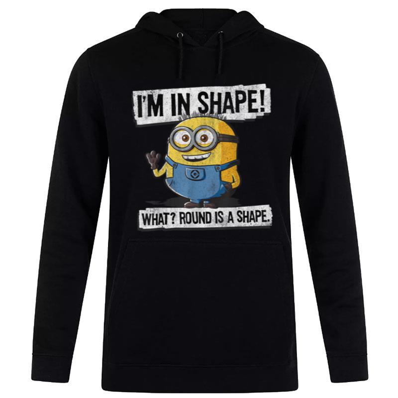 Despicable Me Minions Round Is A Shape Bob Graphic Hoodie