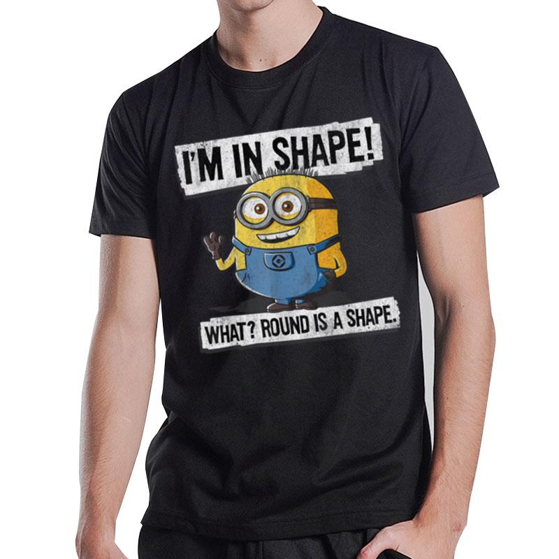 Despicable Me Minions Round Is A Shape Bob Graphic T-Shirt