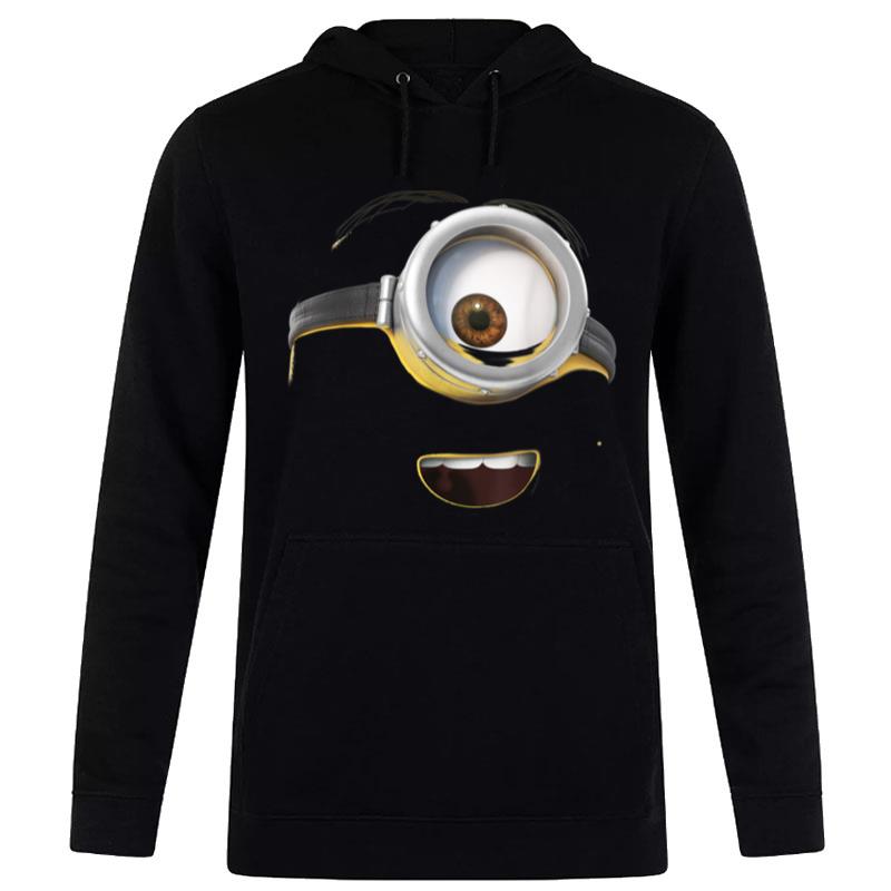 Despicable Me Minions Stuart Only His Face Graphic Hoodie