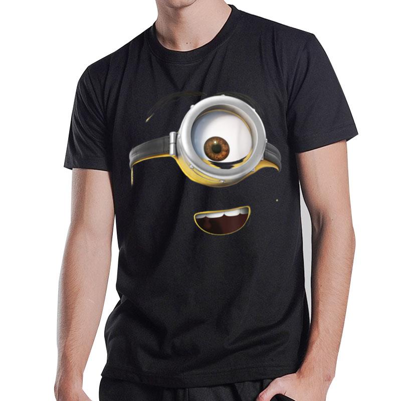 Despicable Me Minions Stuart Only His Face Graphic T-Shirt