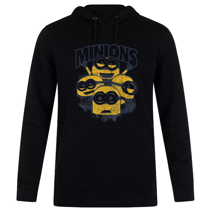 Despicable Me Minions Vintage Group Graphic Hoodie