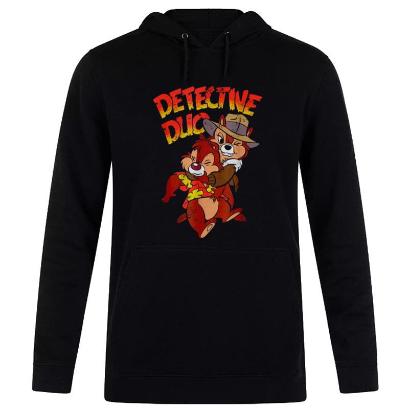 Detective Duo Chip N Dale Rescue Rangers Vintage Hoodie