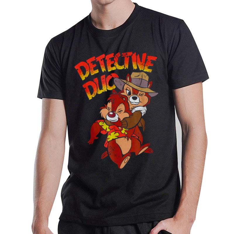 Detective Duo Chip N Dale Rescue Rangers Vintage T-Shirt