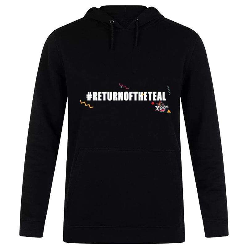 Detroit Basketball Return Of The Teal 2022 Hoodie