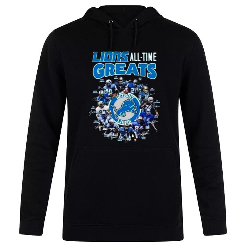 Detroit Lions All Time Greats Sign'tures Hoodie
