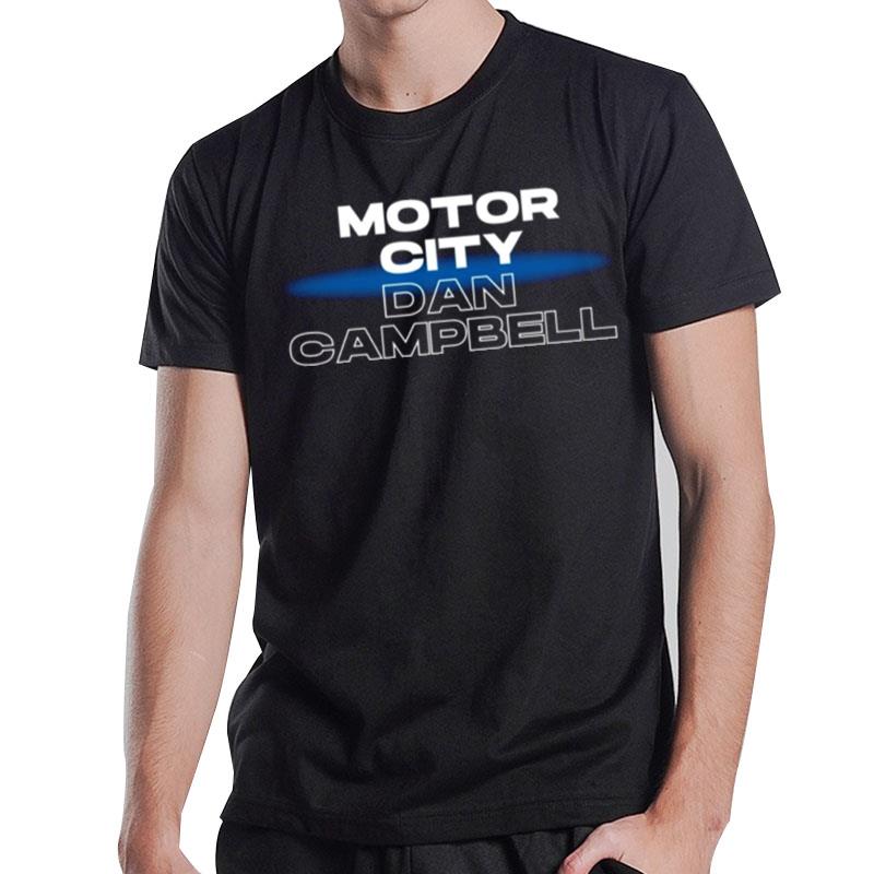 Detroit Lions Motor City Dan Campbell Mcdc T-Shirt