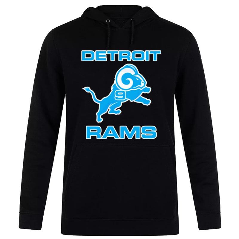 Detroit Rams Number 9 Hoodie