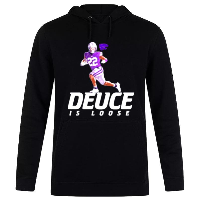 Deuce Is Loose Deuce Vaughn Kansas State Wildcats Hoodie